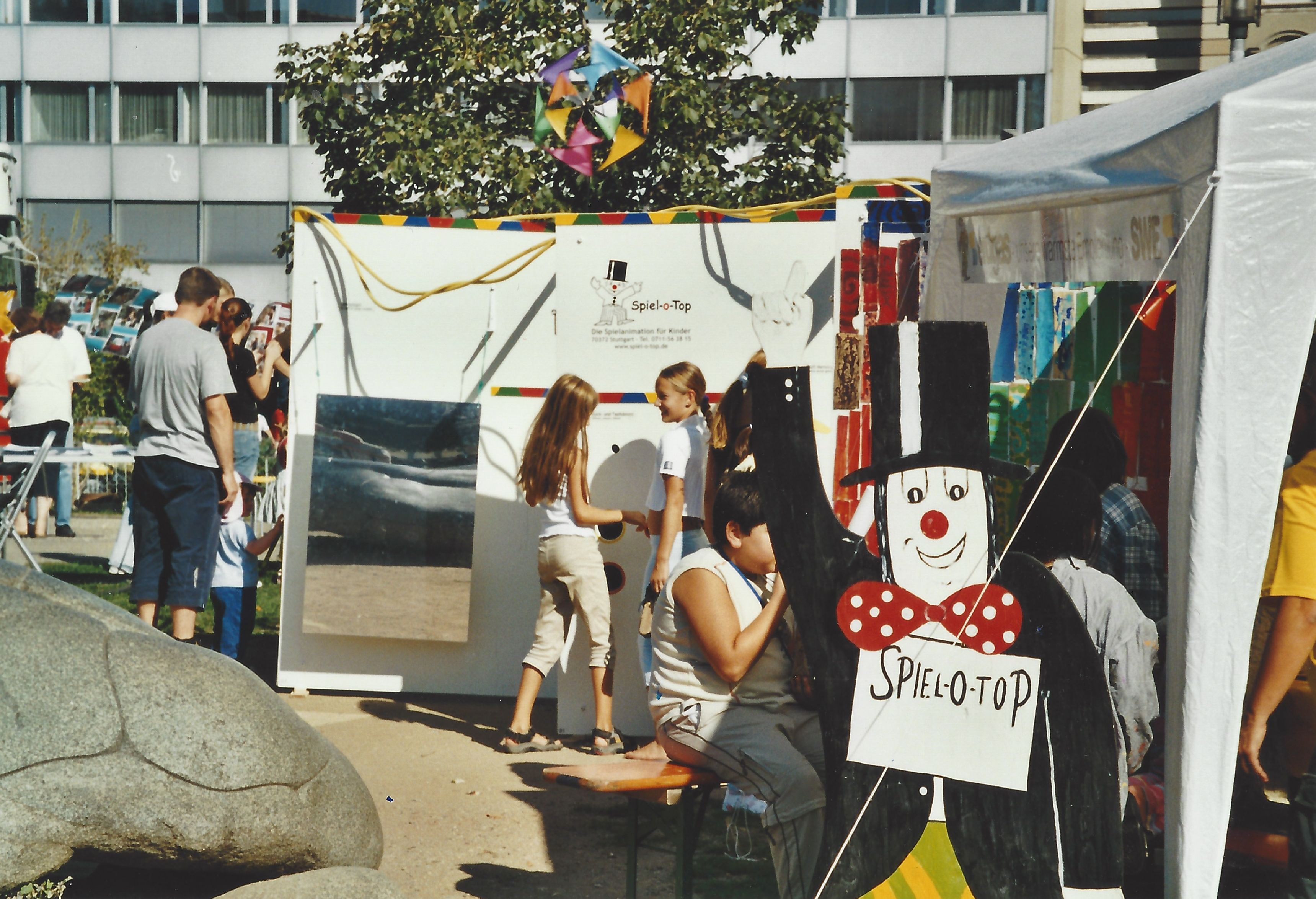 Kinderanimation mit Spielen für alle Sinne in Esslingen